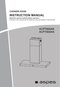 Handleiding Aspes ACPT900AN Afzuigkap