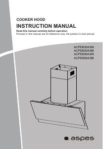 Handleiding Aspes ACPD600A3IN Afzuigkap