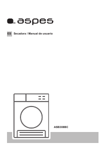 Manual de uso Aspes ASB308BC Secadora
