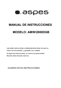 Manual Aspes AMWI2800DGB Microwave