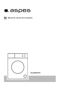 Manual de uso Aspes AL8200DDTD Lavadora