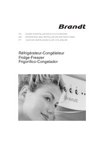 Mode d’emploi Brandt C3220Z Réfrigérateur combiné