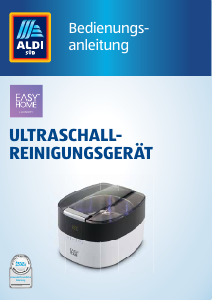 Bedienungsanleitung EasyHome 803123 Ultraschallreiniger