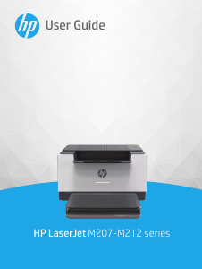 Handleiding HP LaserJet M209dw Printer