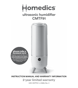 Manual Homedics UHE-CMTF91 Humidifier