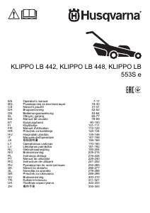 Manual de uso Husqvarna LB 553S e Klippo Cortacésped