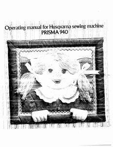 Manual Husqvarna Prisma 940 Sewing Machine