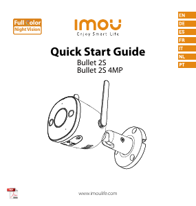 Manual Imou Bullet 2S Câmera IP