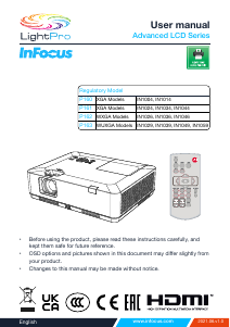 Handleiding InFocus IN1044 Beamer