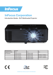 Manual InFocus IN199BB Projector