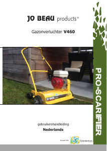 Handleiding Jo Beau V460 Verticuteermachine