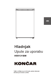 Priručnik Končar H55131BM Hladnjak
