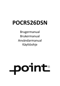 Bruksanvisning Point POCR526DSN Kyl-frys