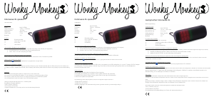 Bruksanvisning Wonkey Monkey WM SP-BT20BL ColorWave XL Högtalare
