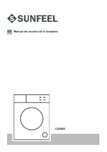 Manual de uso Sunfeel LD5005 Lavadora
