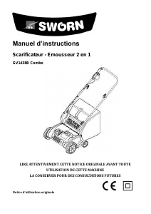 Mode d’emploi Sworn GV1438B Combo Scarificateur