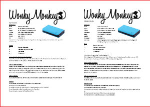 Bruksanvisning Wonkey Monkey WM PB-6000 Portabel laddare