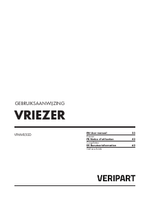 Bedienungsanleitung Veripart VPMVR50D Gefrierschrank