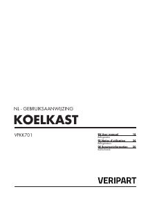 Bedienungsanleitung Veripart VPKK701 Kühlschrank