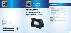 Bedienungsanleitung Workzone 869 Leuchte