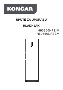 Priručnik Končar H60360NFEIM Hladnjak