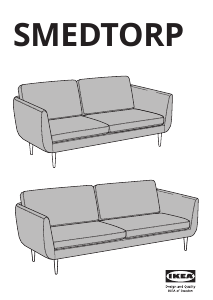 Manual de uso IKEA SMEDTORP Sofá