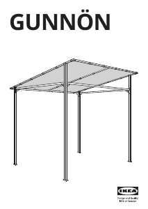 Manual de uso IKEA GUNNON Cenador