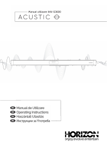 Manual Horizon HAV-S3600 Acustico Difuzor