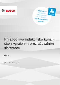 Priročnik Bosch PXX820D51E Grelna plošča