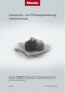 Bedienungsanleitung Miele F 4001 C Gefrierschrank