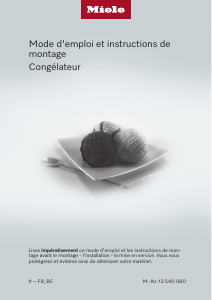 Mode d’emploi Miele FN 4002 D Congélateur