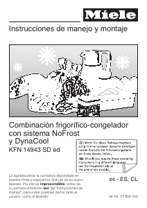 Manual de uso Miele KFN 14943 SDE Frigorífico combinado