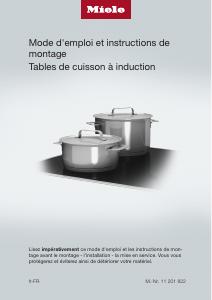 Mode d’emploi Miele KM 7466 FR 125 Edition Table de cuisson