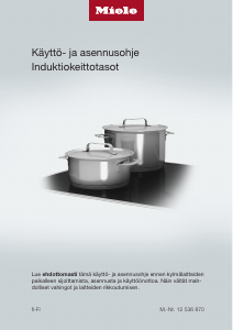 Käyttöohje Miele KMDA 7676 FL-U BlackPerfection Keittotaso