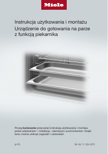 Instrukcja Miele DGC 7460-55 Piekarnik