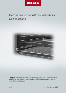 Rokasgrāmata Miele H 2455 B ACTIVE Cepeškrāsns