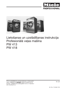 Rokasgrāmata Miele W 413 Veļas mašīna