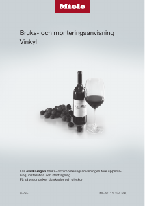 Bruksanvisning Miele KWT 6722 iGS-1 Vinkyl