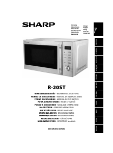 Bruksanvisning Sharp R-10ST Mikrovågsugn