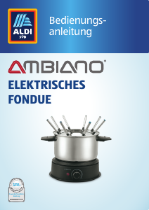 Bedienungsanleitung Ambiano 811548 Fondue