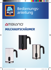 Bedienungsanleitung Ambiano GT-MF-02 Milchaufschäumer