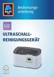 Bedienungsanleitung EasyHome 810652 Ultraschallreiniger