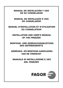 Manual de uso Fagor CIV-41UK Congelador