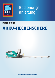 Bedienungsanleitung Ferrex FS-AHS 20 Heckenschere