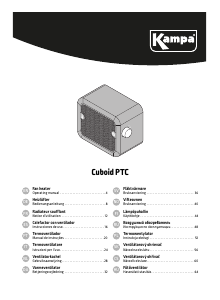 Bedienungsanleitung Kampa Cuboid PTC Heizgerät