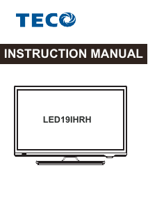 Manual TECO LED19IHRH LED Television