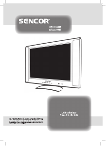 Manuál Sencor SLT 1933DVBT LCD televize