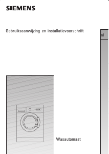 Handleiding Siemens WXLM1462 Wasmachine