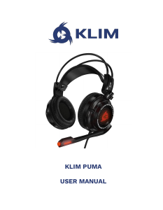 Handleiding KLIM Puma Headset