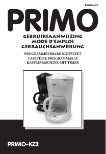 Bedienungsanleitung Primo KZ2 Kaffeemaschine